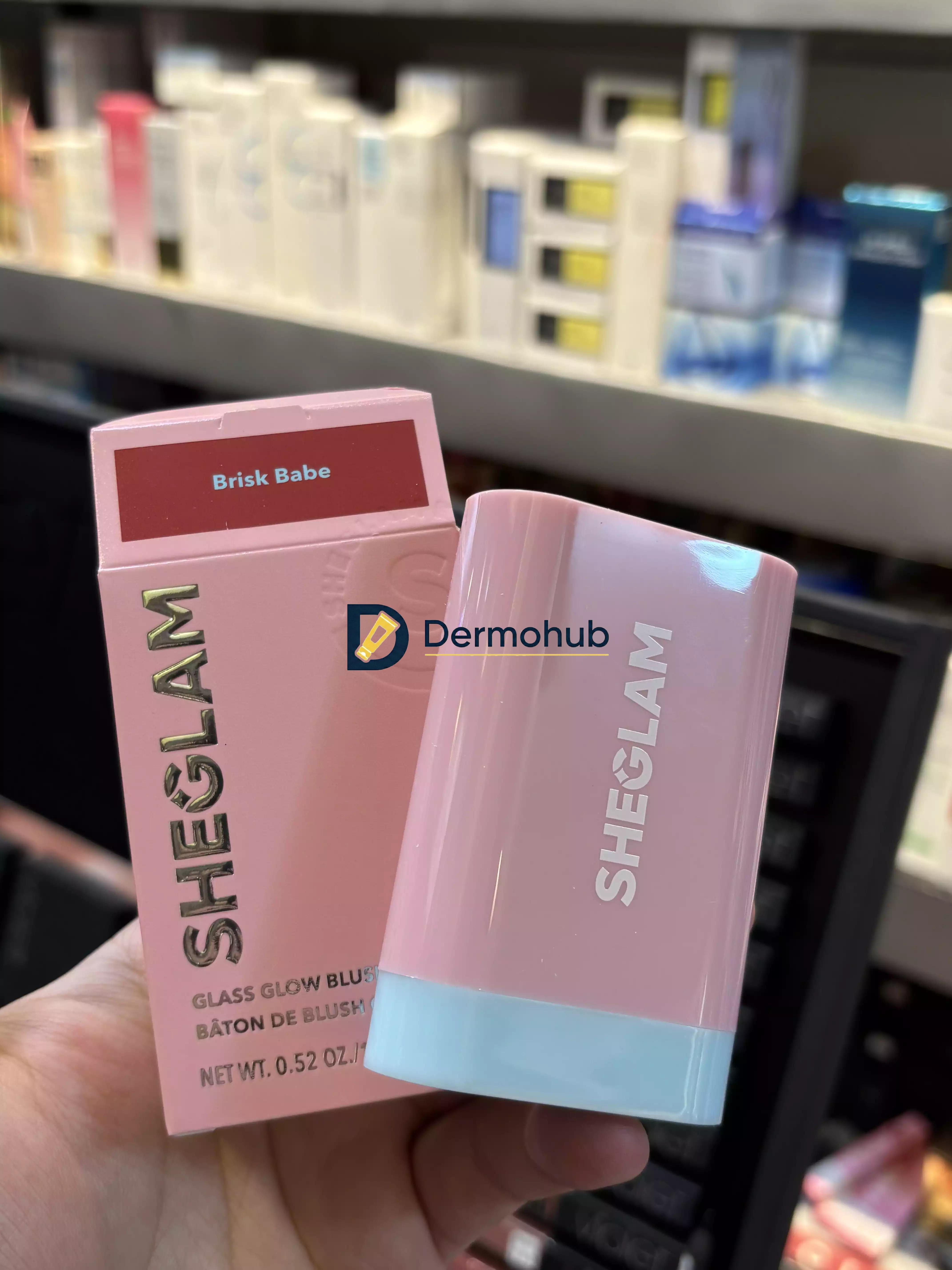 رژگونه استیکی گلاس گلو شیگلم glass glow stick blush