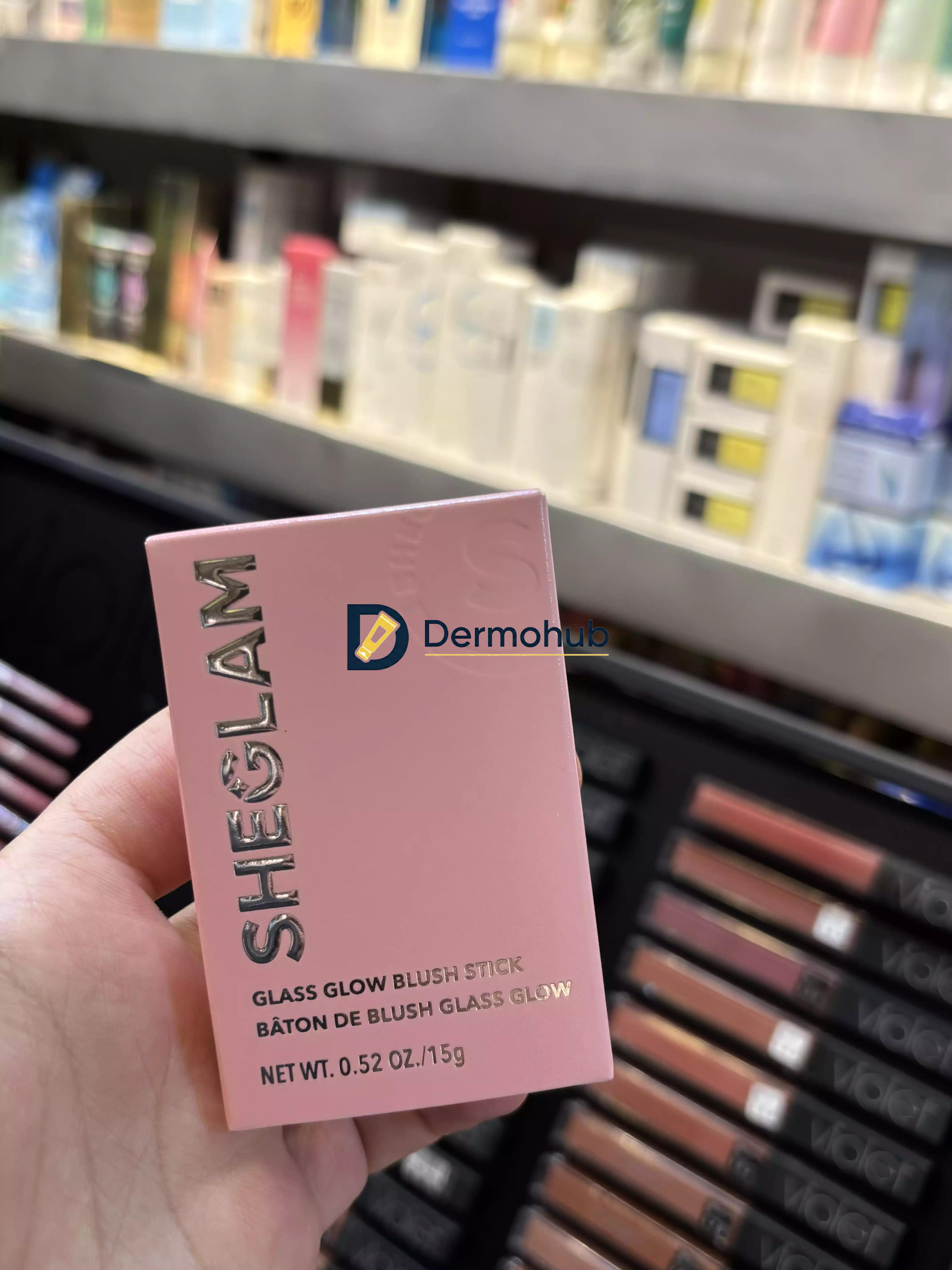 رژگونه استیکی گلاس گلو شیگلم glass glow stick blush
